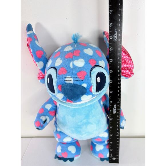 Build A Bear Stitch Disney Plush Heart VALENTINES Lilo And Stitch BAB No Sound - Picture 11 of 11